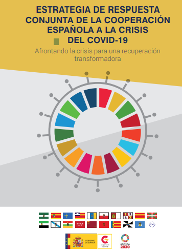 Portada de Estrátegia de Respuesta Conjunta de la Cooperación Española a la crisis del COVID-19