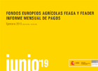Portada Informe mensual de pagaments amb càrrec al FEAGA i FEADER (juny 2019)