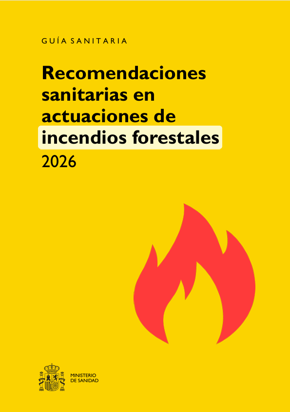 Portada recomanacions sanitàries en actuacions d'incendis forestals