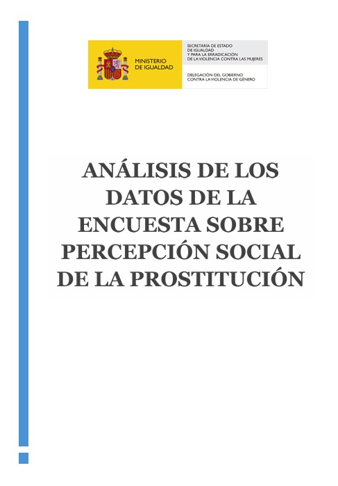 Anàlisi de les dades de l'enquesta sobre percepció social de la prostitució