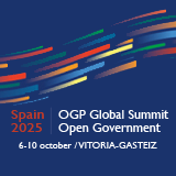Logotipo de la IX Cimera Global Aliança per al Govern Obert 2025 Vitòria-Gasteiz