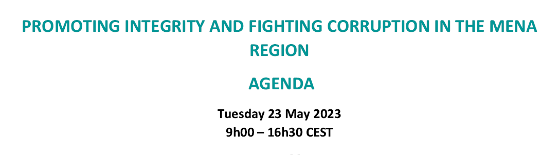 Image Promotion of integrity and fight against corruption in the MENA region