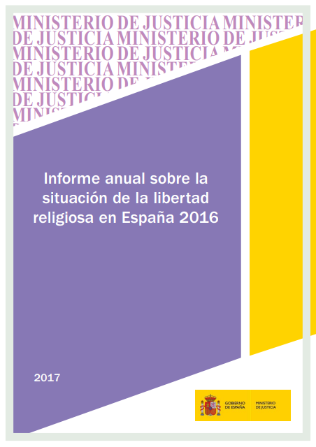 Image Annual report on the situation of religious freedom in Spain 2016