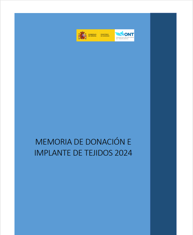 Cover of the Tissue Donation and Implant Report 2024