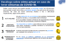 Portada Decalogue on how to act in case of COVID-19 symptoms 25.03.2020