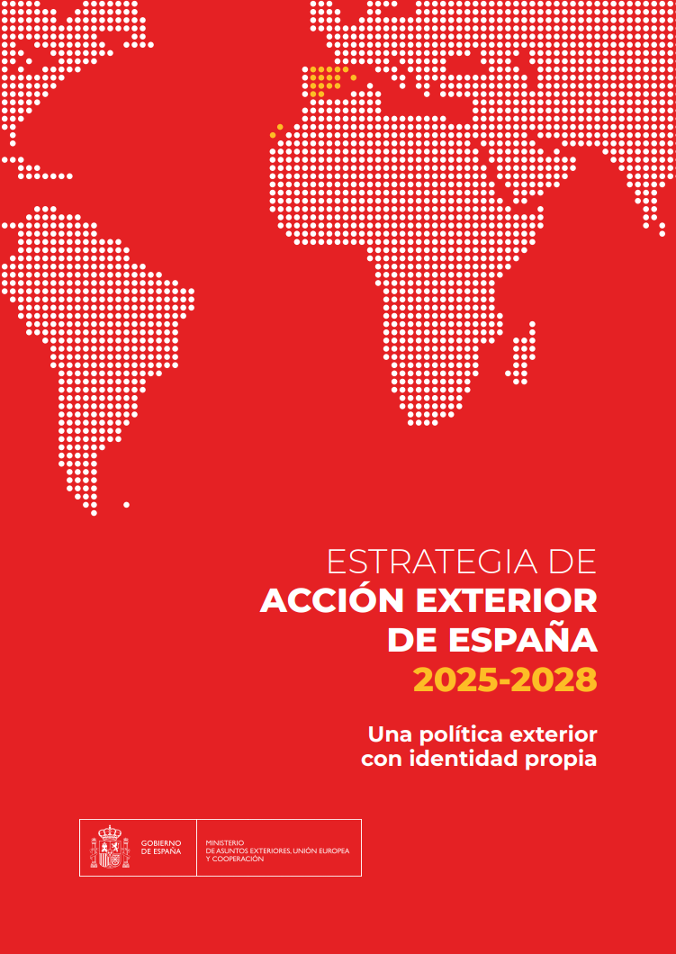 Cover of the Report Strategy for Foreign Action of Spain 2025-2028.