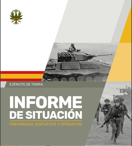 Frontpage Spanish Army. Status report. Prepared, willing and operational