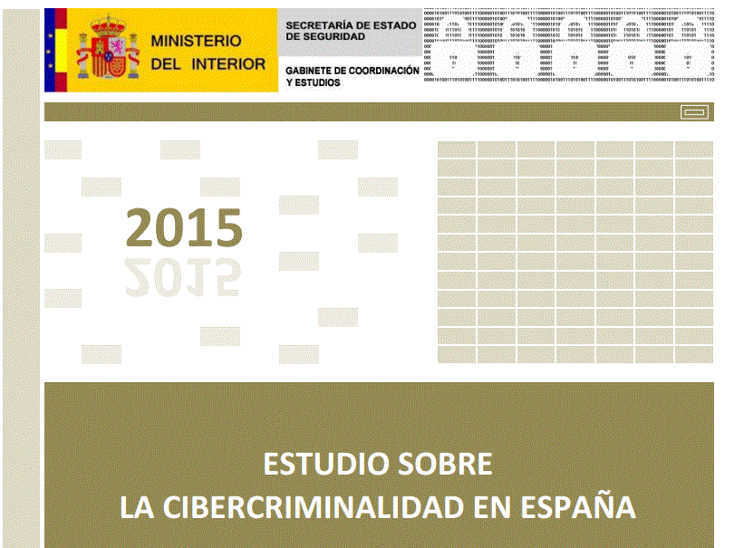 Study on cybercrime in Spain (2015)