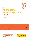 Cover of Report MISSING PERSONS 2020 https://cndes-web.ses.mir.es
