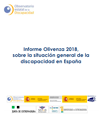 Image Report Olivenza 2018, on the general situation of disability in Spain