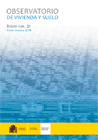 Portada Observatory of housing and soil. Bulletin no. 29. First quarter 2019