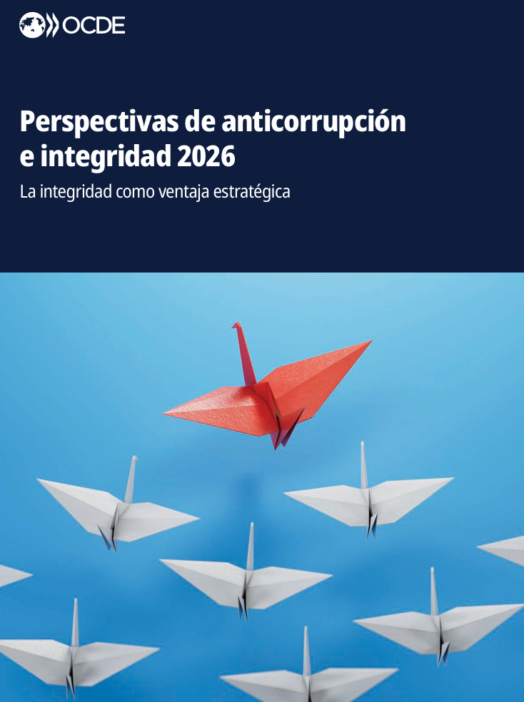 Portada do Informe Perspectivas de anticorrupción e integridade 2026. A integridade como vantaxe estratéxica.
