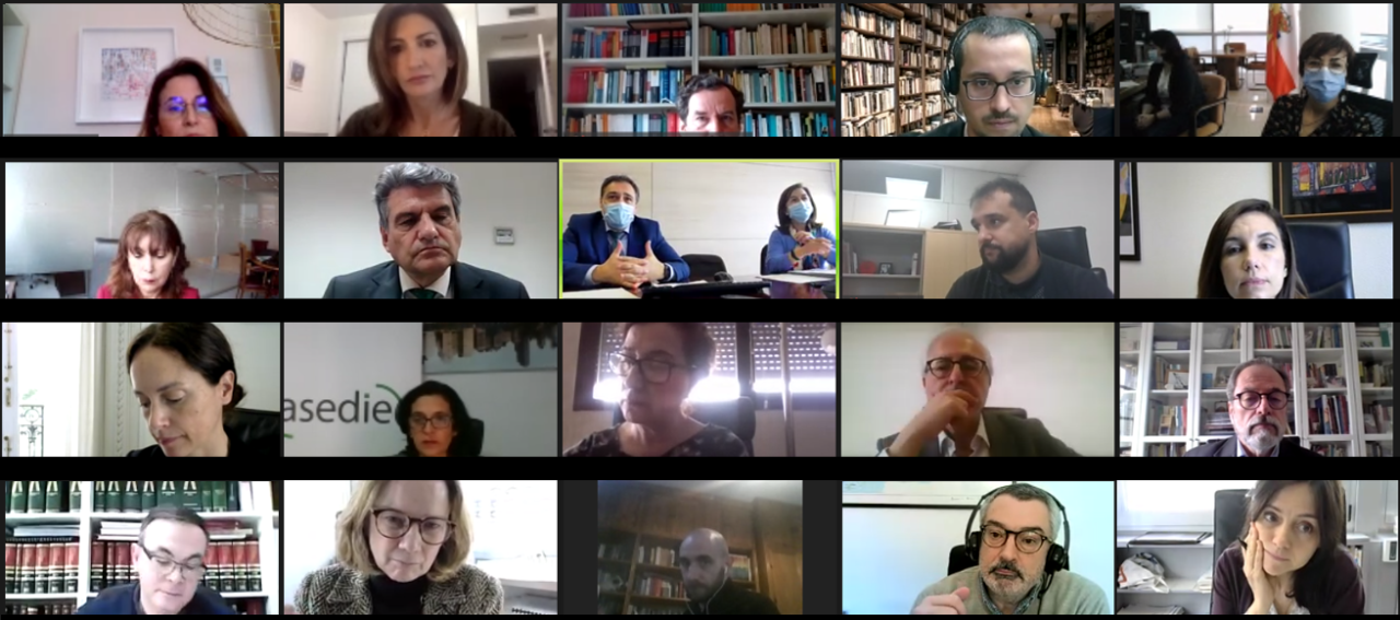 Foto de reunión del grupo de trabajo