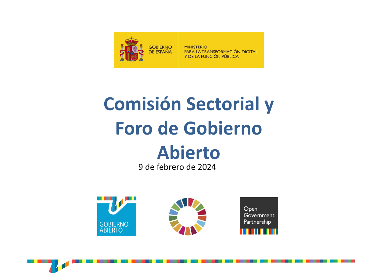 Foto de la reunión de la Comisión Permanente del Foro de Gobierno Abierto