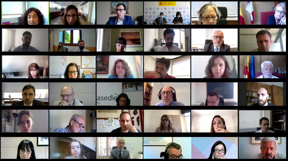 Foto de la reunión del grupo de trabajo