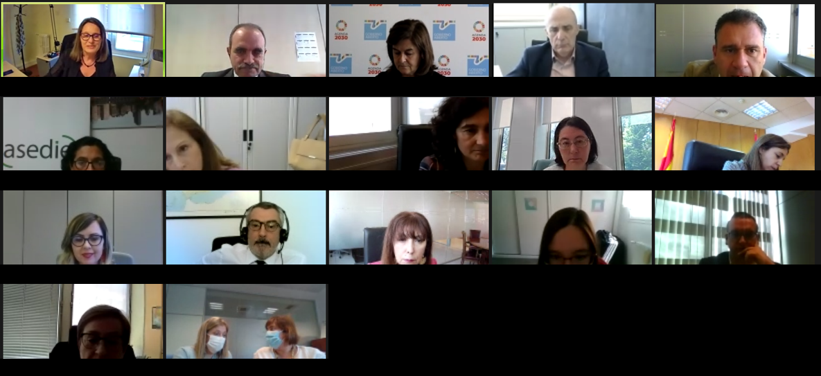 Foto de la reunión del grupo de trabajo