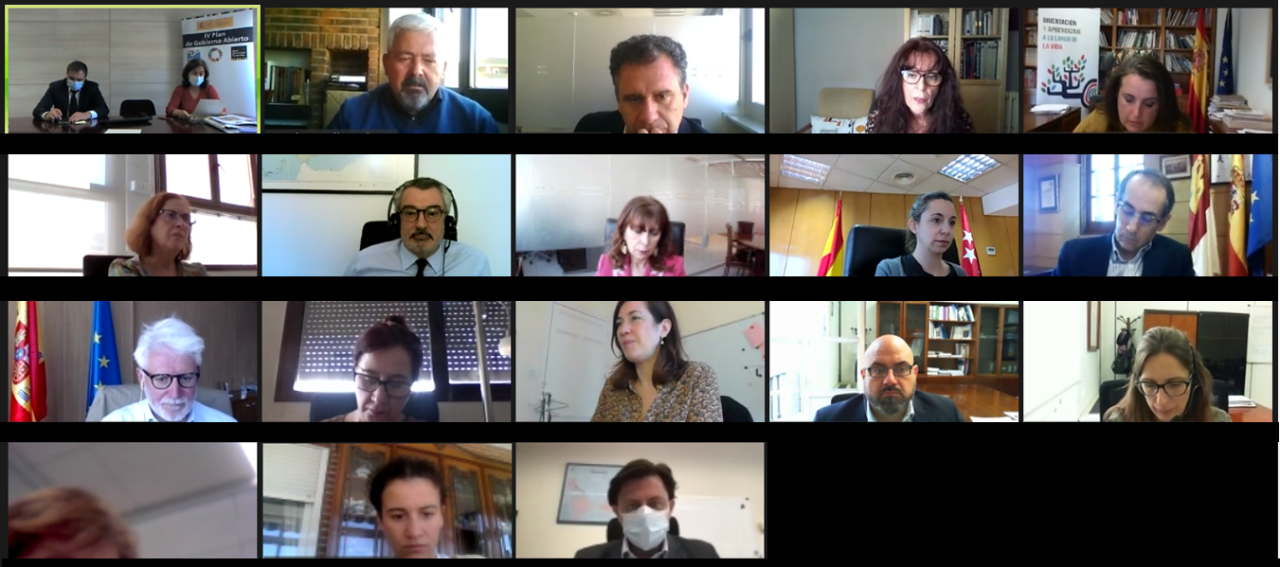 Foto de la reunión del grupo de trabajo