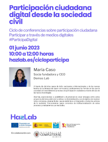 Imagen Ciclo de Conferencias sobre participación ciudadana