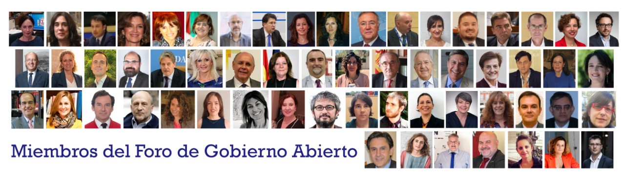Miembros del foro de Gobierno Abierto