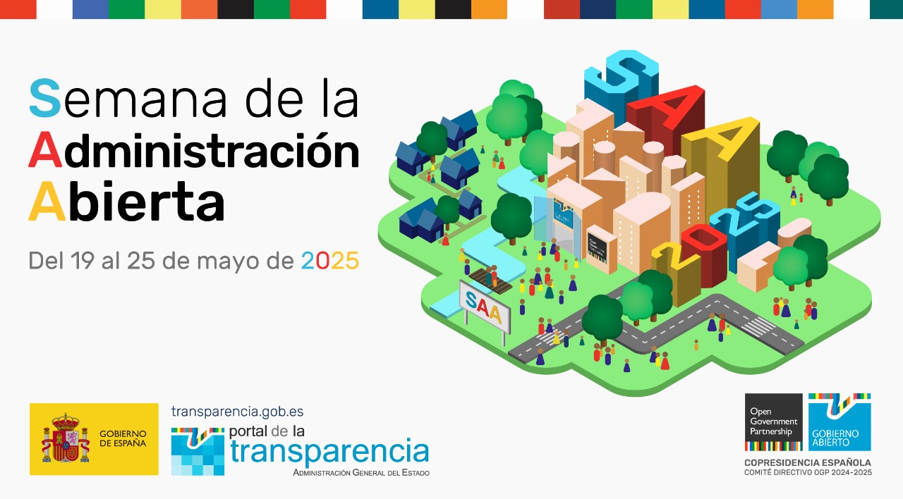 Logo de la Semana de la Administración Abierta del  19 al 25 mayo 2025