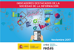 Portada Indicadores destacados de la Sociedad de la Información. Noviembre 2017