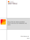 Portada Boletín de Indicadores Eléctricos de febrero de 2019