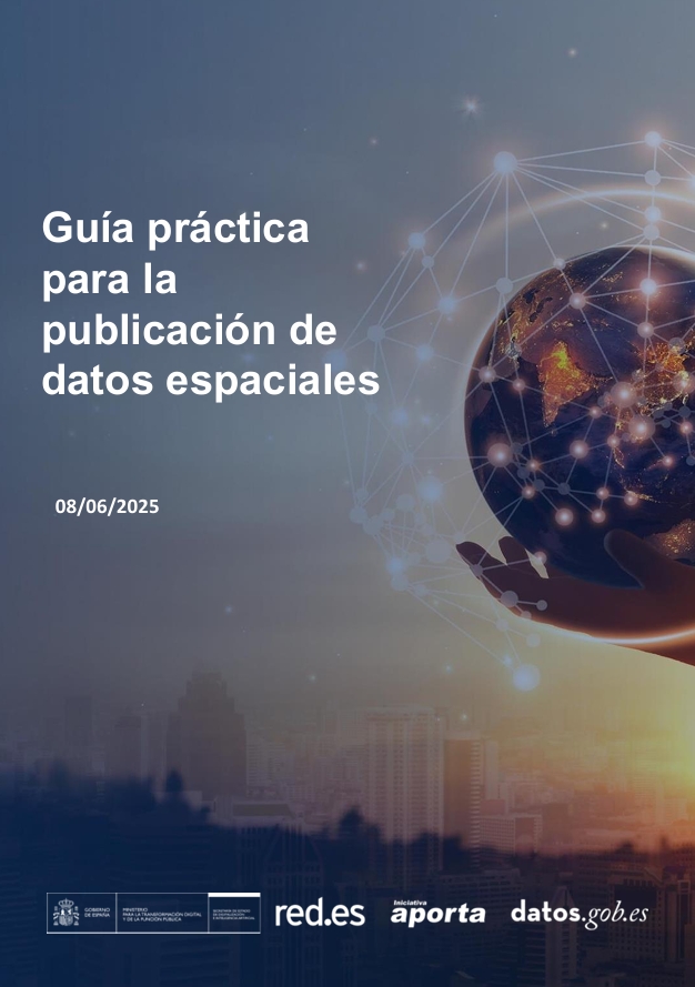 Portada de Guía práctica para la publicación de Datos Espaciales