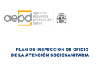 Portada Plan de inspección de oficio de la atención sociosanitaria