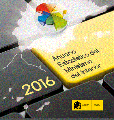 Imagen de Anuario estadístico del Ministerio del Interior 2016