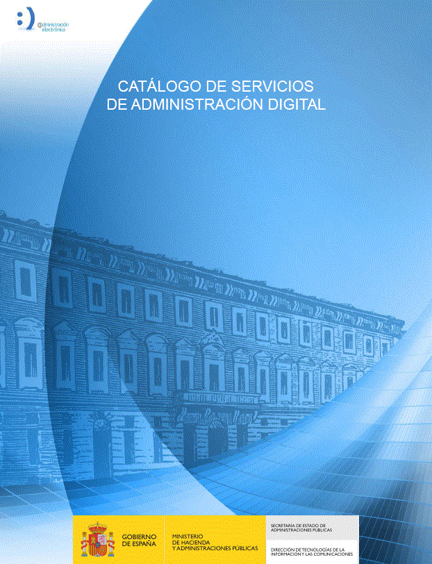 Portada Catálogo de servicios de administración digital