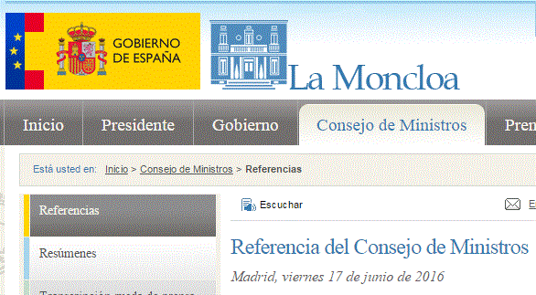 Imagen de Consejo de Ministros