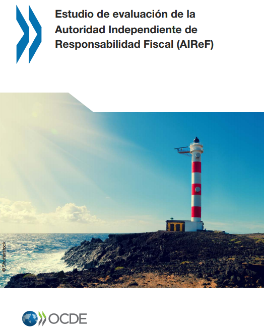 Portada Evaluación de la OCDE de la Autoridad Independiente de Responsabilidad Fiscal (AIReF)