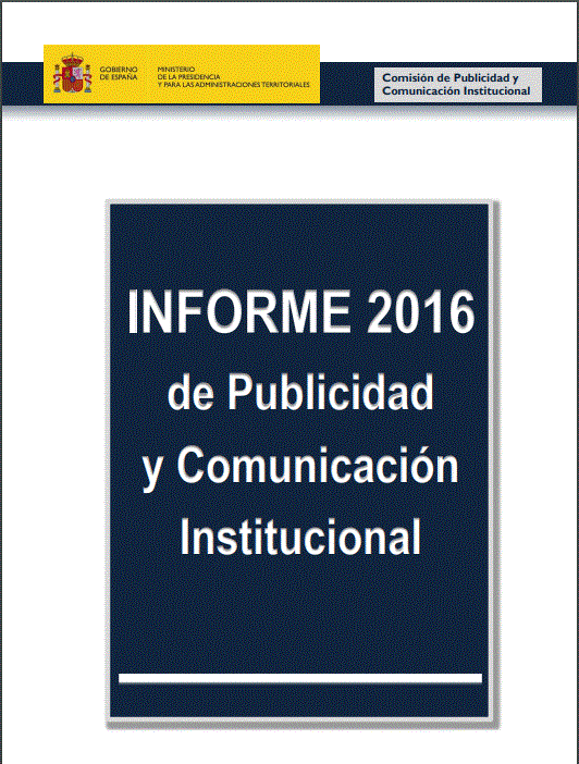 Imagen Informe de Publicidad y Comunicación Institucional 2016