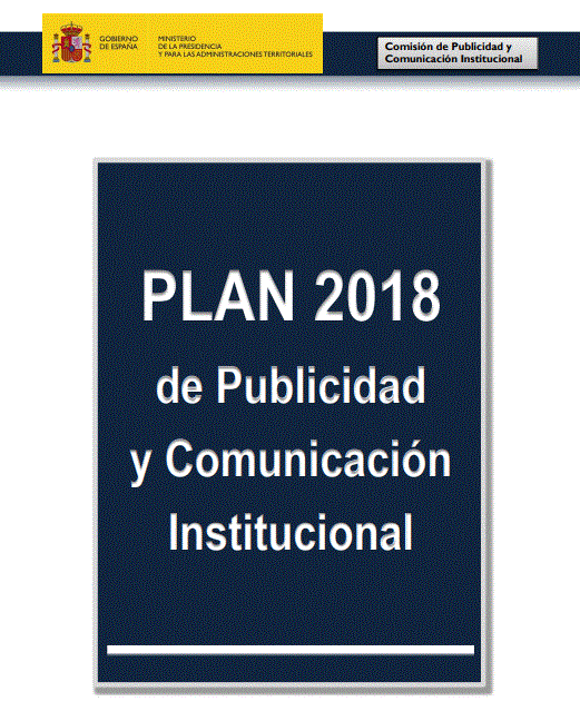 Portada Plan Anual de Publicidad y Comunicación Institucional 2018
