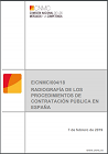 Portada E/CNMC/004/18 Radiografía de los Procedimientos de Contratación Pública en España
