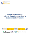 Imagen Informe Olivenza 2018, sobre la situación general de la discapacidad en España