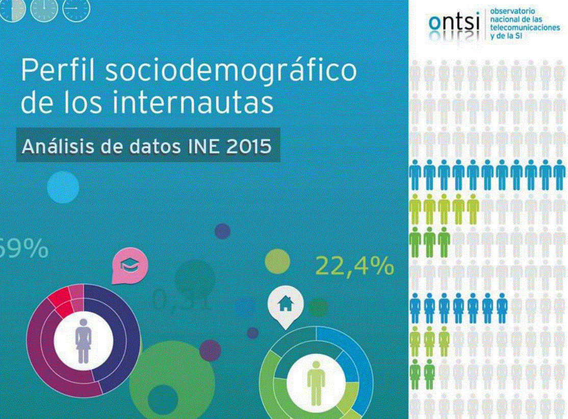 Perfil sociodemográfico de los internautas y las internautas. Análisis de datos INE 2015