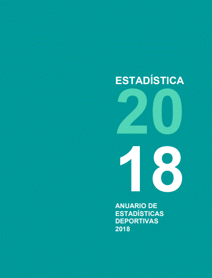 Portada de Anuario de Estadísticas Deportivas 2018