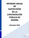 Portada de Informe anual de supervisión de la contratación pública en España (Diciembre 2019)