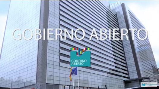 Captura de imagen del vídeo de Gobierno Abierto
