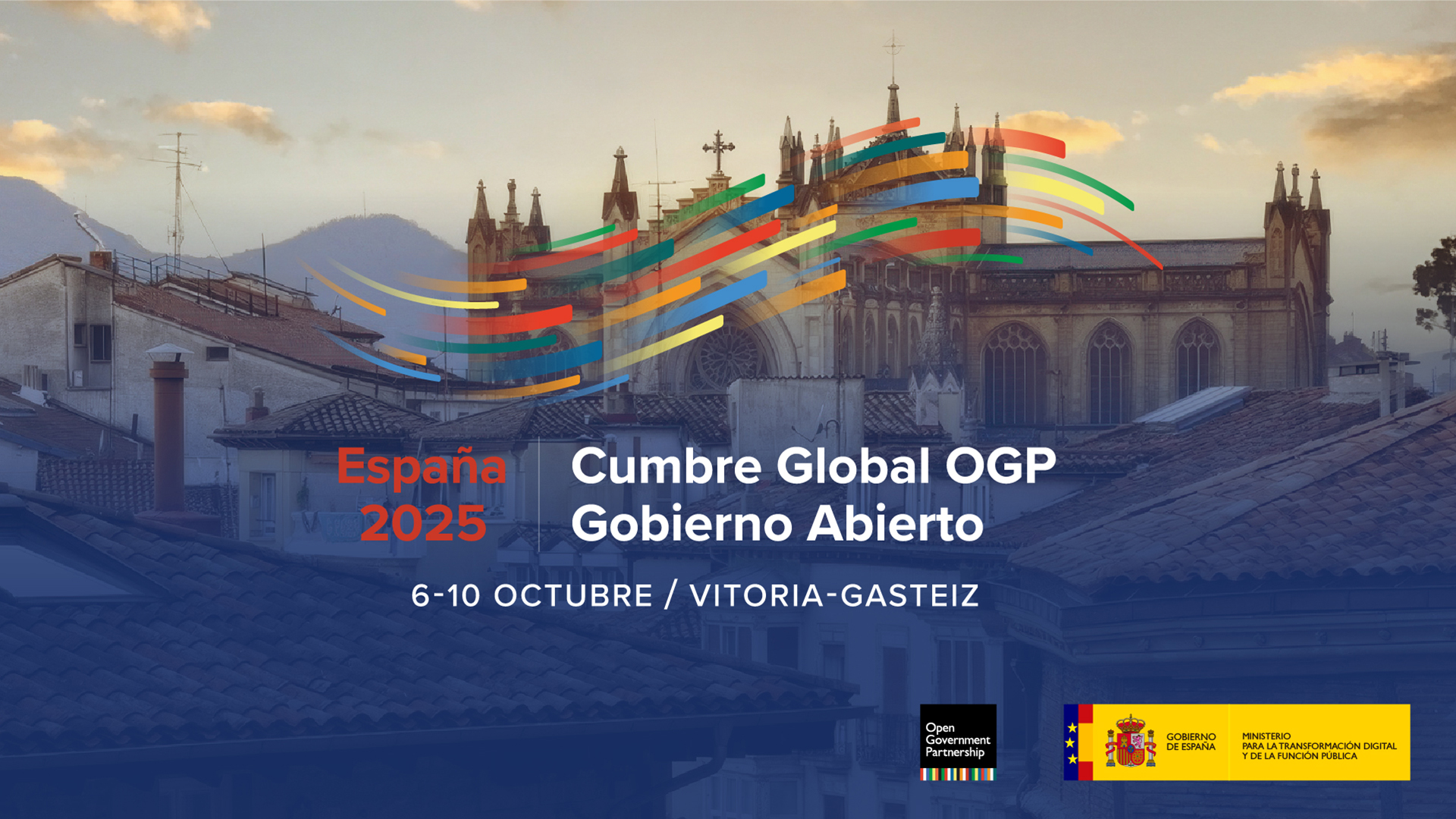 Cabecera Cumbre Alianza para el Gobierno Abierto 2025 Vitoria