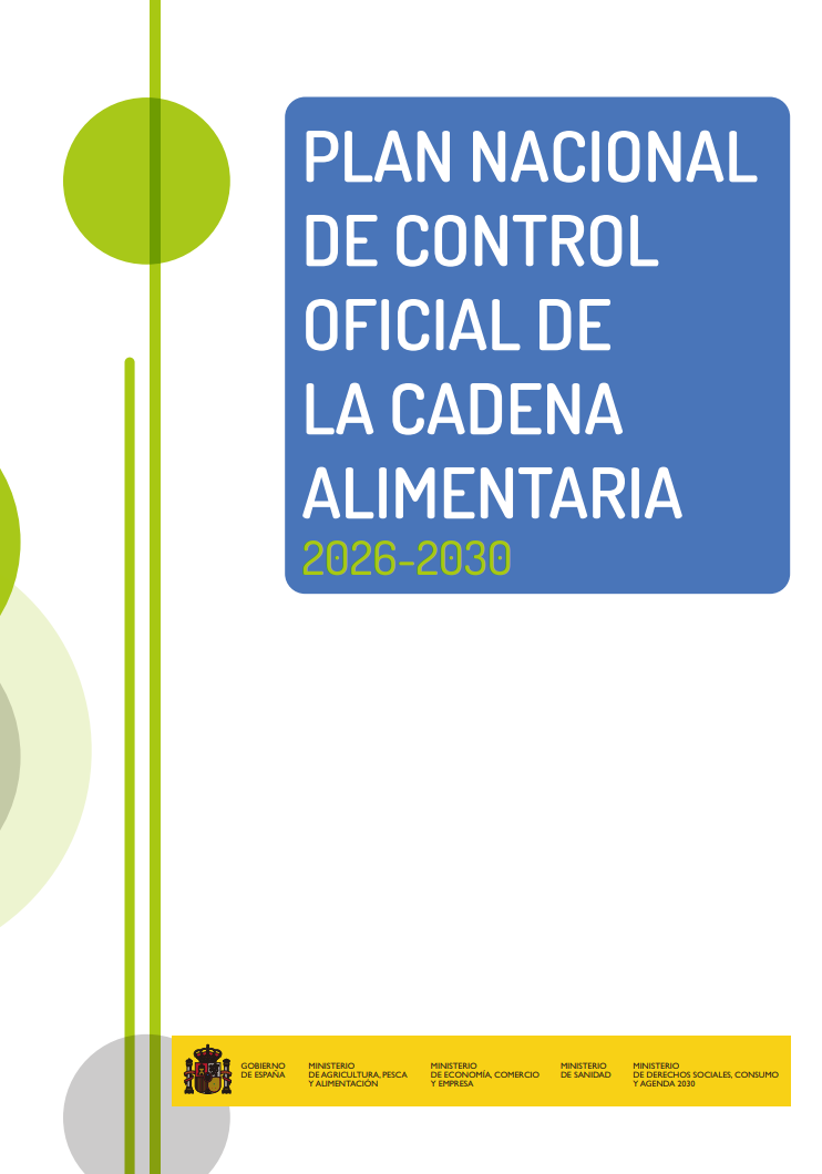 Portada del Pla nacional de control oficial de la cadena alimentària 2026-2030.