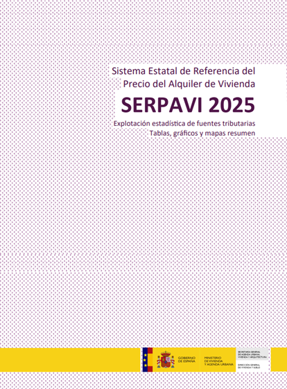 Portada de l'Informe Sistema Estatal de Referència del Preu del Lloguer de l'Habitatge 2025